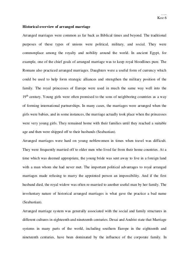 Extended Essay Koz Historical Overview Of Arranged Marriage Graduating From High School Essay also English Extended Essay Topics Persuasive Essay Thesis Statement