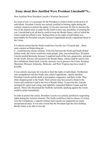 Army Essay Abstract Example Extended Essay Abstract Example | PDF