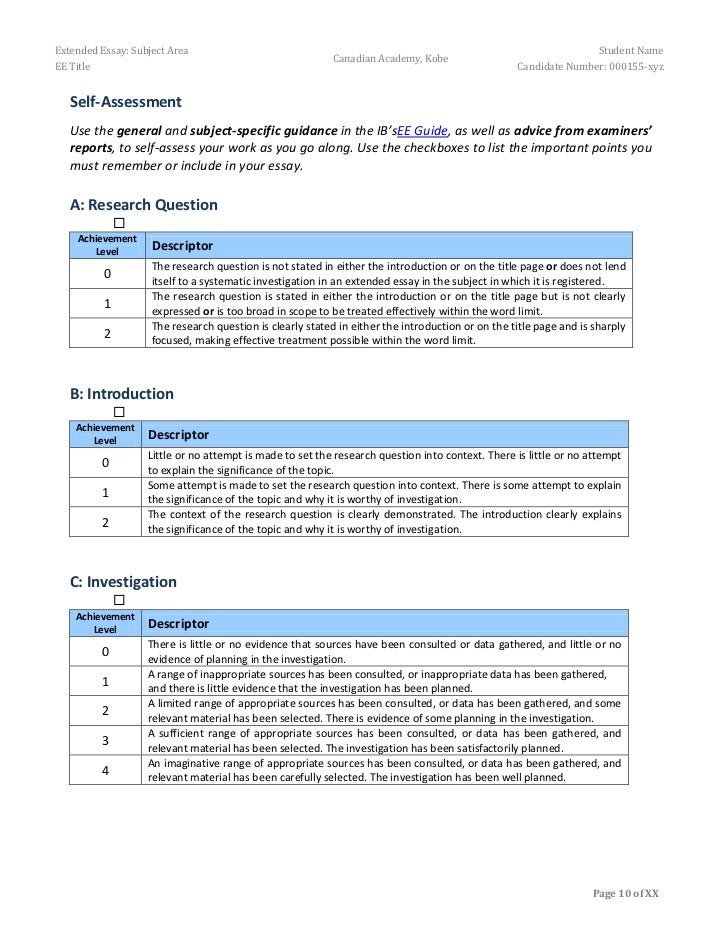 Extended essay example picture