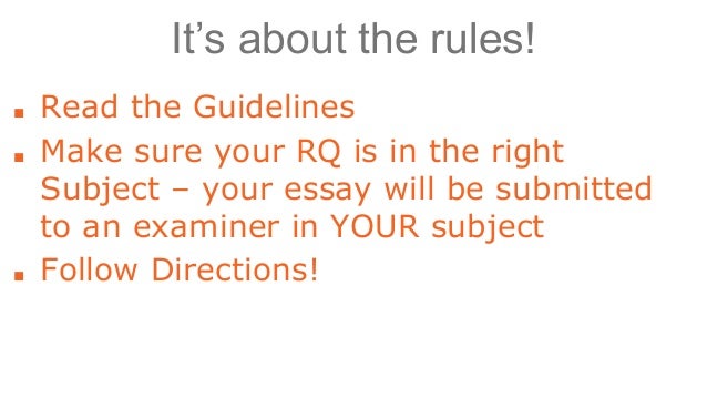 How to write an extended essay image