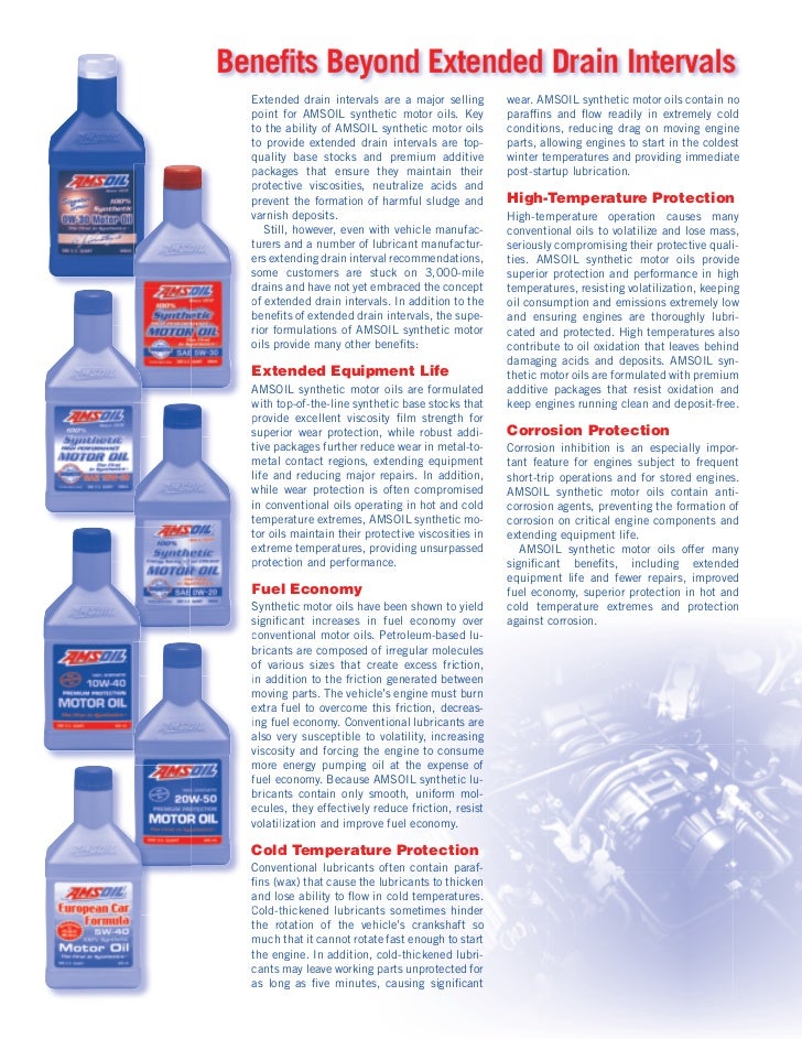Extended oil drain intervals more prevalent