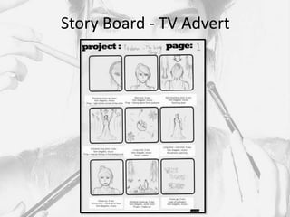 Story Board - TV Advert
 