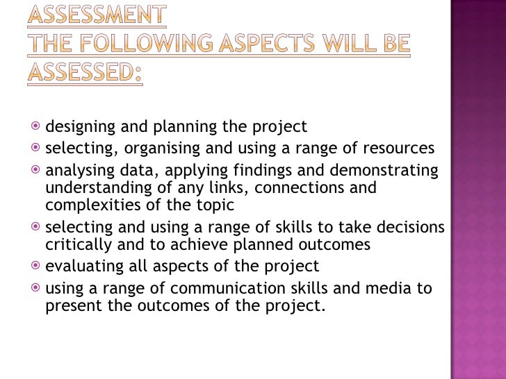Extended project intro lesson