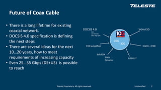 Extended spectrum DOCSIS: A much different RF spectrum upgrade | PPTX