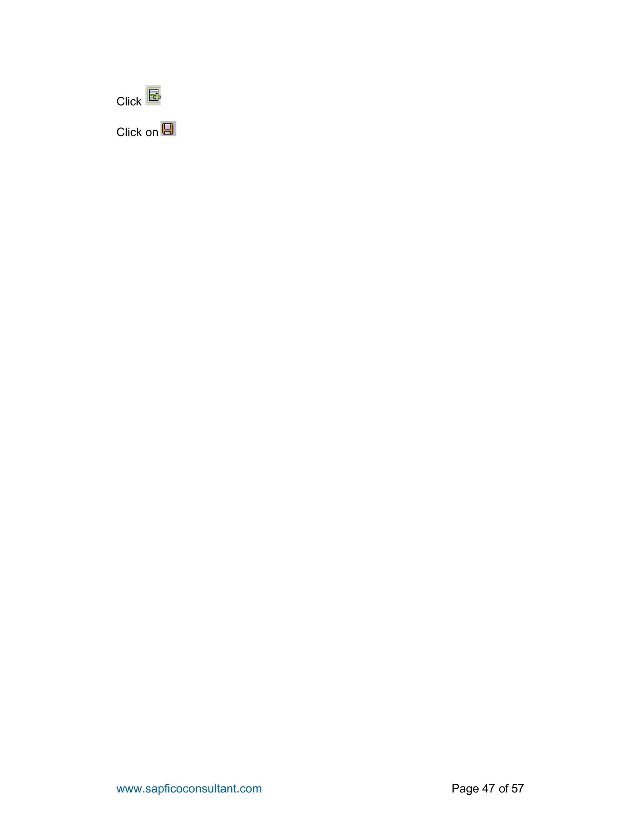 www.sapficoconsultant.com Page 47 of 57
Click
Click on
 