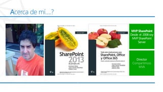 f
Acerca de mí….?
Director
Compartimoss
MVA
 