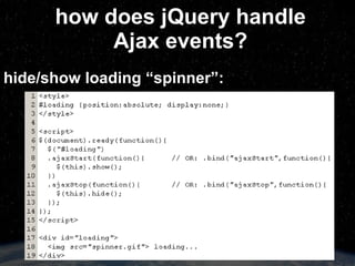 why would I want to extend them? overall goal == better code organization existing events not granular enough monolithic callback functions with ‘switch’ extend (or override) existing functionality change callback signature additional pre- or post-processing on requests or responses 