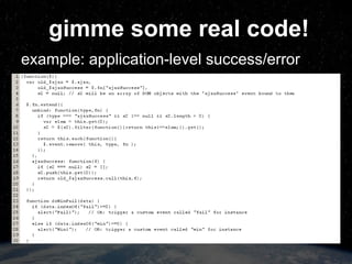 mpAjax strategy: post-process data from a ‘success’ful Ajax request if multi-part format found, string parse response text, send each part to separate response handler otherwise, behave exactly like normal Ajax request/response 