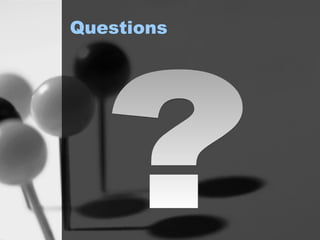 Questions ? 