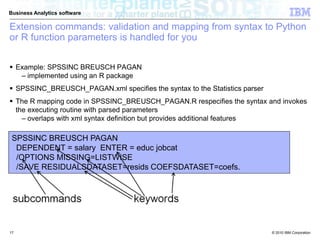 python spss programmieren | vorteile und beispiele... Extending and customizing ibm spss statistics with python, r, and .net ...