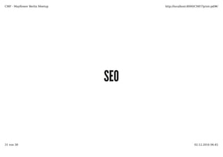 $enServiceRoute = new Route();  
$enServiceRoute­>setName('services');  
$enServiceRoute­>setParentDocument($enRoute) ; 
$manager­>persist($enServiceRoute);
$deServiceRoute = new Route();  
$deServiceRoute­>setName('dienstleistungen');  
$deServiceRoute­>setParentDocument($deRoute) ; 
$manager­>persist($deServiceRoute);  
 
