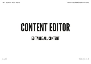 CONTENT EDITOR
EDITABLE ALL CONTENT
 