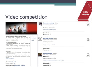 Video competition
 