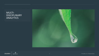 3 © Cloudera, Inc. All rights reserved.
MULTI-
DISCIPLINARY
ANALYTICS
 