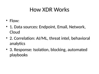 Extending Detection & Response (XDR)V1.pptx