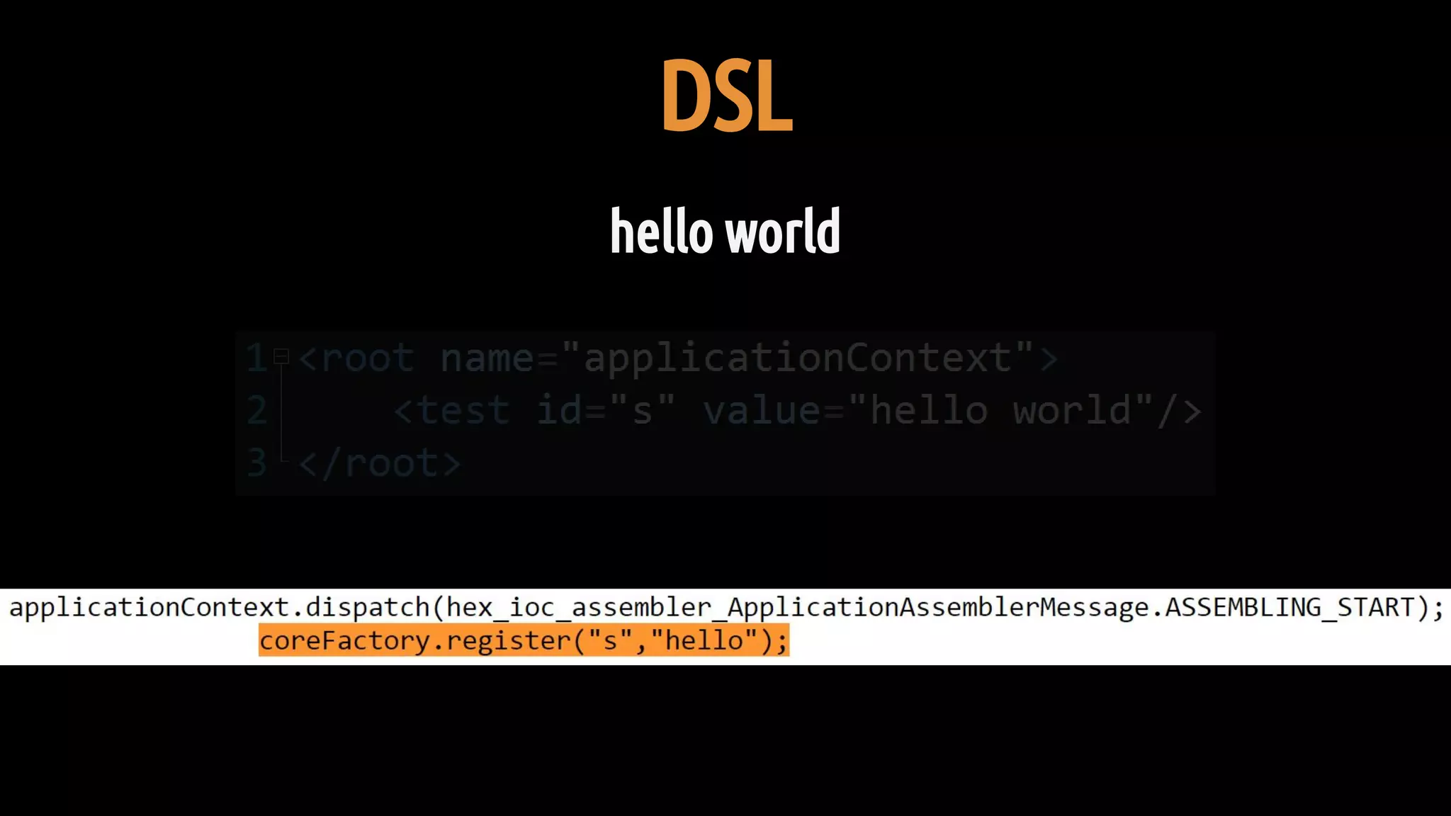 DSL
hello world
 