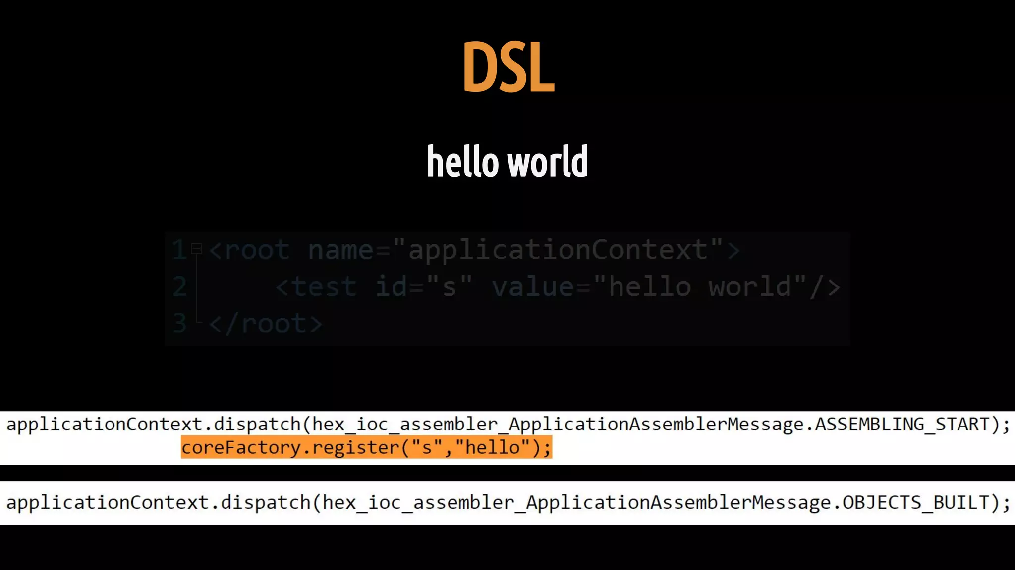 DSL
hello world
 