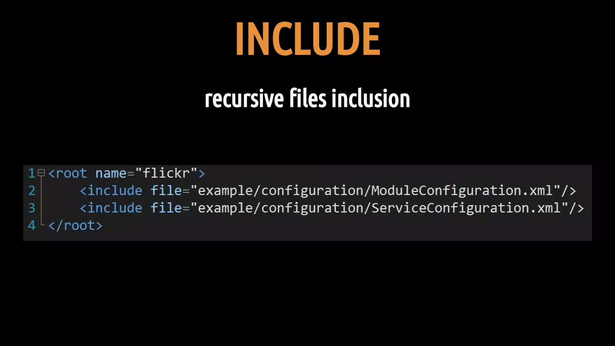 INCLUDE
recursive files inclusion
 