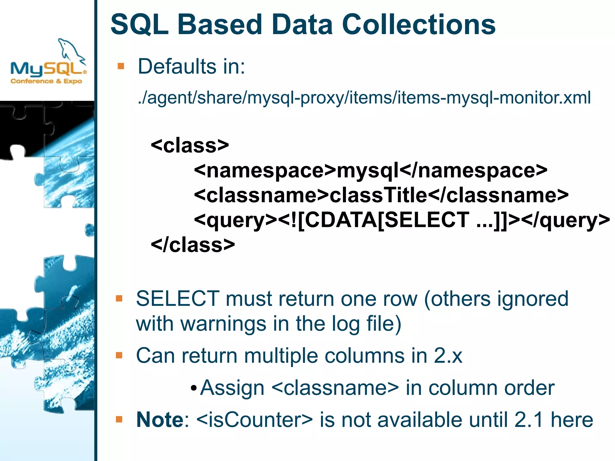Extending MySQL Enterprise Monitor