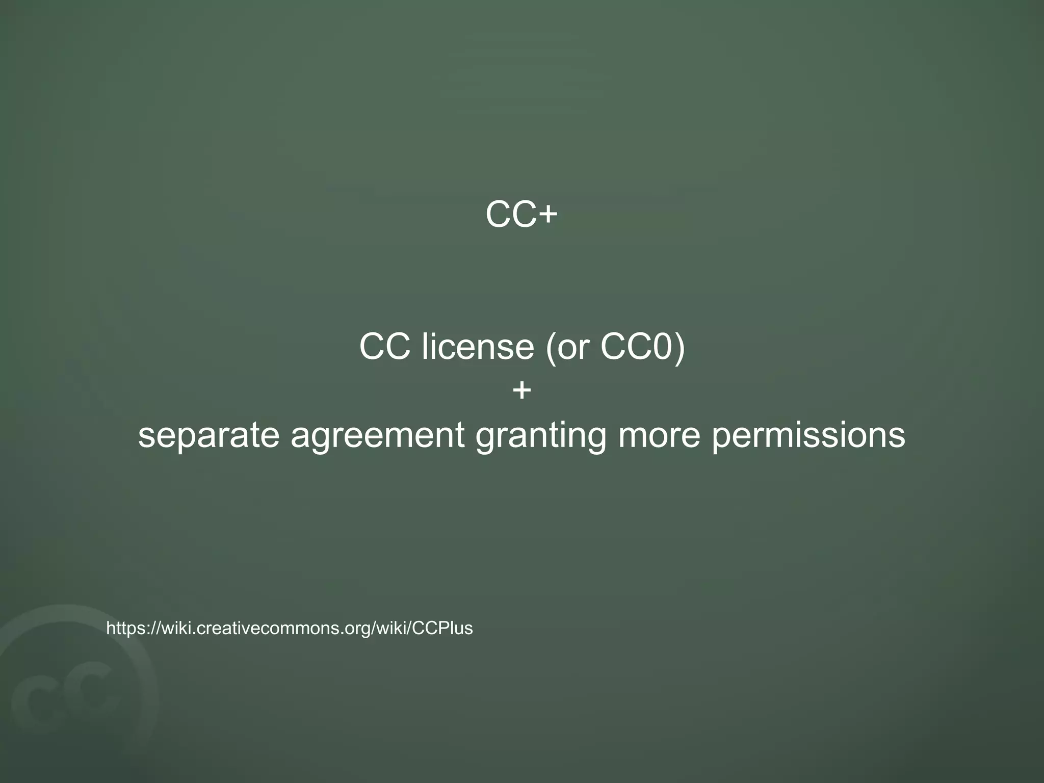CC+
CC license (or CC0)
+
separate agreement granting more permissions
https://wiki.creativecommons.org/wiki/CCPlus
 