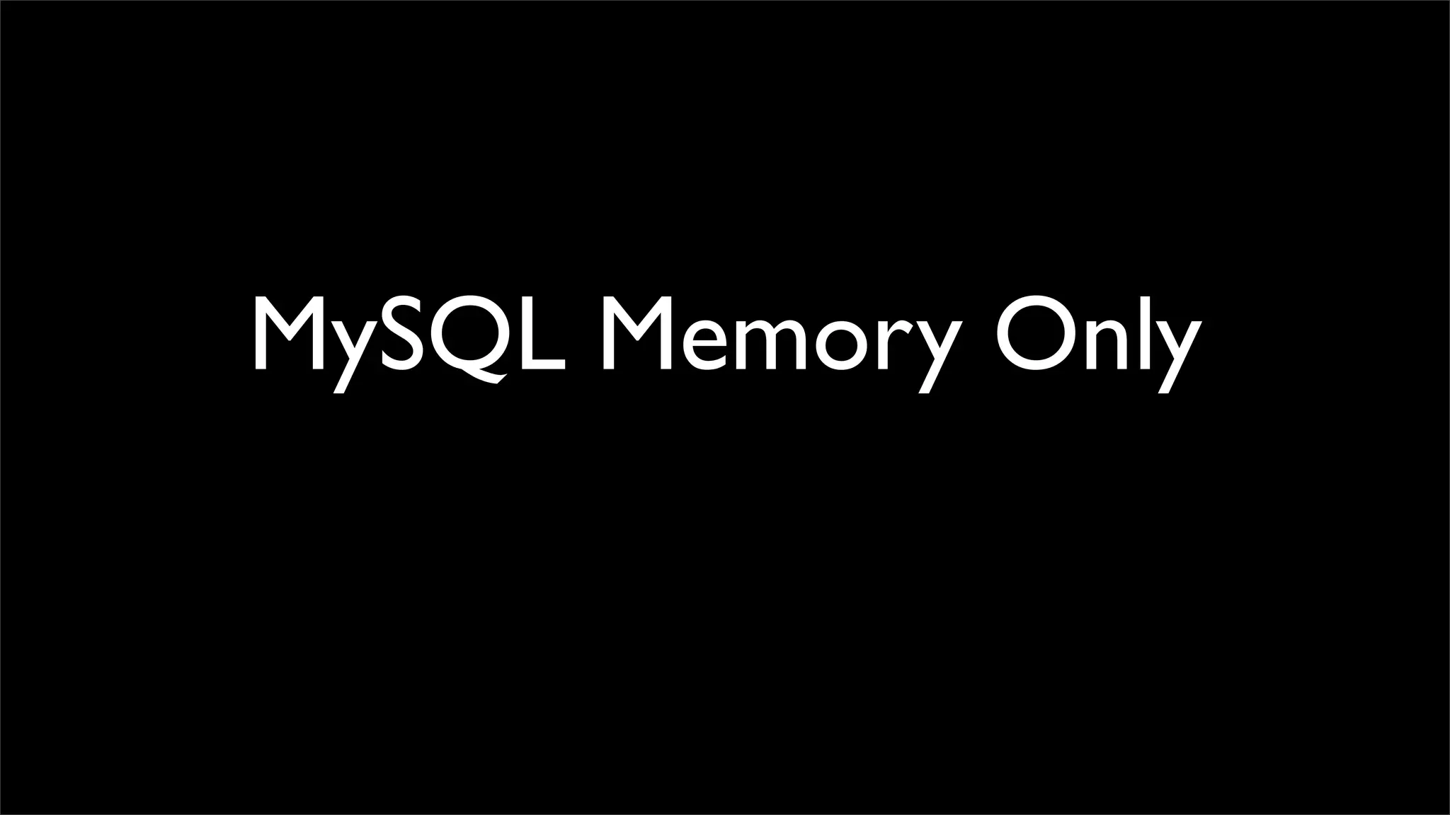 Extending The My Sql Data Landscape
