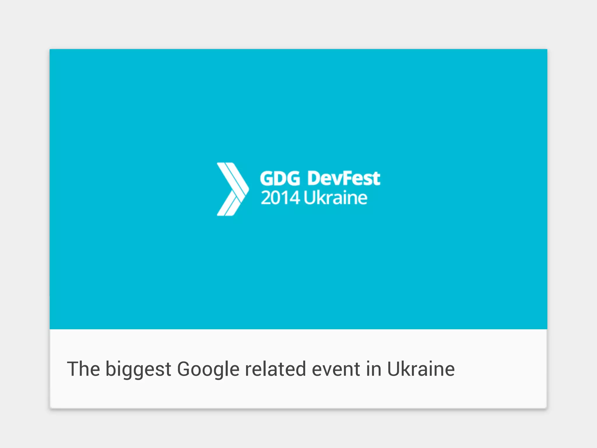 The biggest Google related event in Ukraine