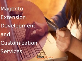 Magento
Extension
Development
and
Customization
Services
 