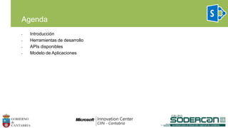 • Introducción
• Herramientas de desarrollo
• APIs disponibles
• Modelo de Aplicaciones
Agenda
 