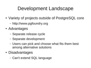 PostgreSQL, Extensible to the Nth Degree: Functions, Languages, Types ...