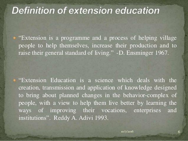 Extension Education extension-education