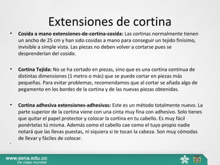 pasos para hacer una extensión de cabello | PPT