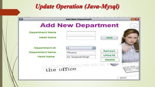 Update Operation (Java-Mysql)
 