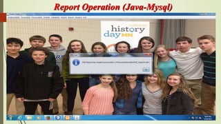 Report Operation (Java-Mysql)
 