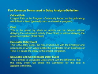 Extension of time Analysis | PPTX