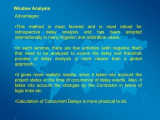 Extension of time Analysis | PPTX