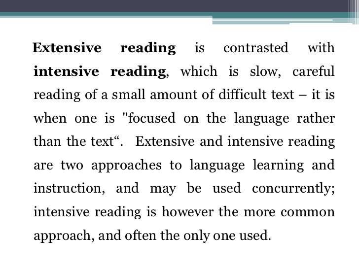 Extensive Reading extensive-reading