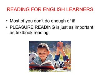 Introduction to Extensive Reading for English Learners | PPTX