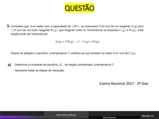 QUESTÃO
Sílvia Nunes
PÁGINA 24
Exercícios práticos
Exame Nacional 2017 - 2º fase
5.
a)
 