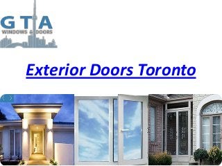 Exterior Doors Toronto
 