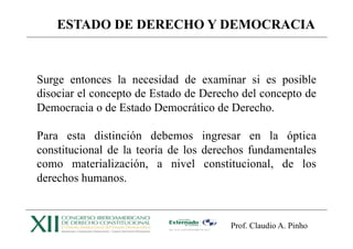 Democracia Constitucional y Estado de Derecho | PDF