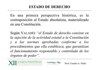 Democracia Constitucional y Estado de Derecho | PDF
