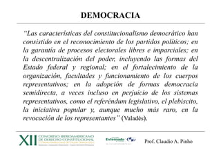 Democracia Constitucional y Estado de Derecho | PDF
