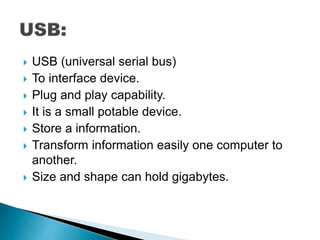 External types of hardware | PPTX