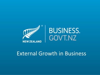 External Growth in Business
 