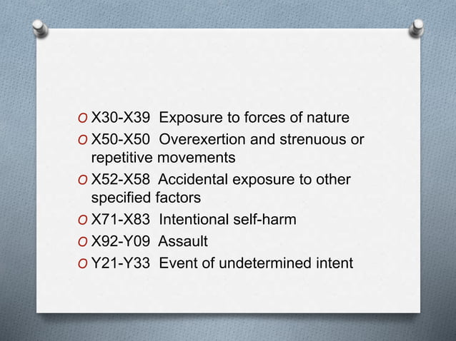 External causes of morbidity | PPTX