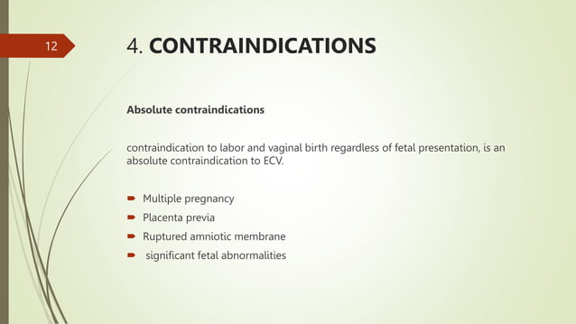 EXTERNAL CEPHALIC VERSION BY DR Alphonse.pptx | Pregnancy ...