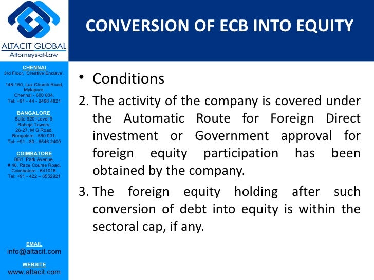 External commercial borrowing