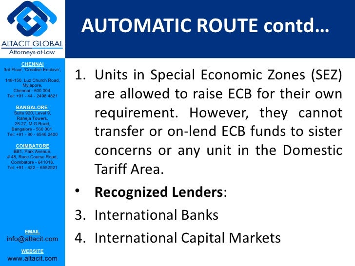 External commercial borrowing