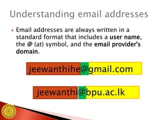 Web Browsing and Internet Communication | PPTX