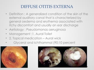 External Ear Diseases...pptx . | PPTX